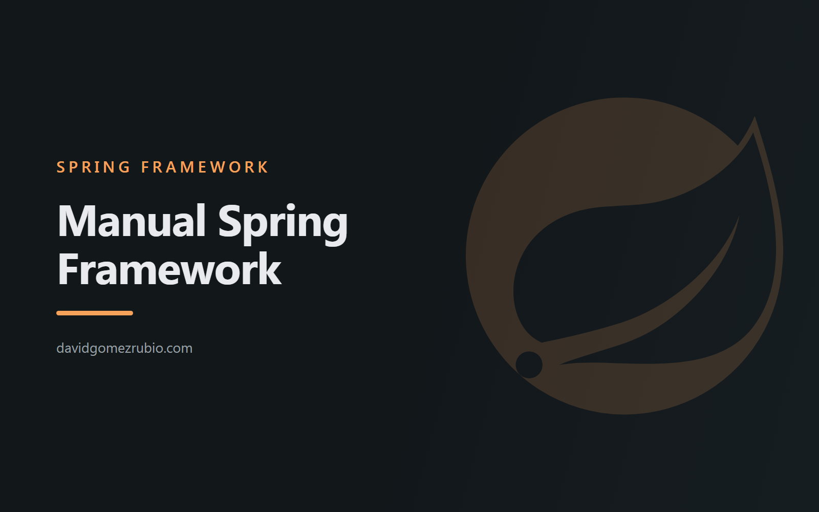 Protegido: Manual Spring Framework