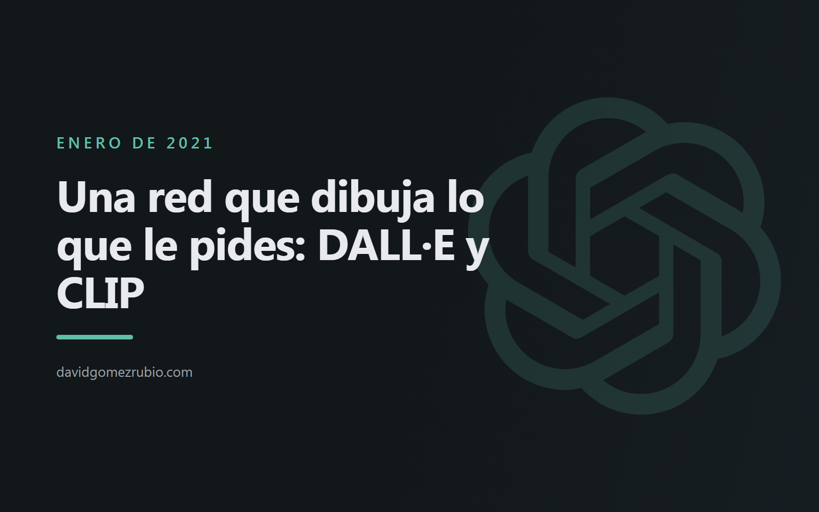 Una red que dibuja lo que le pides: DALL·E y CLIP