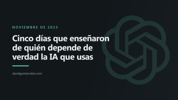 Cinco días que enseñaron de quién depende de verdad la IA que usas