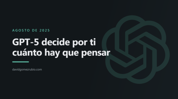 GPT-5 decide por ti cuánto hay que pensar